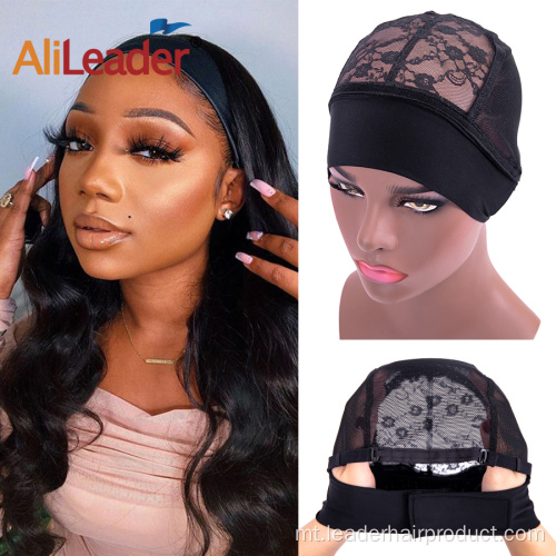 Tappijiet tal-wig Glueless Headband Aġġustabbli Għall-Għid ta 'Wig